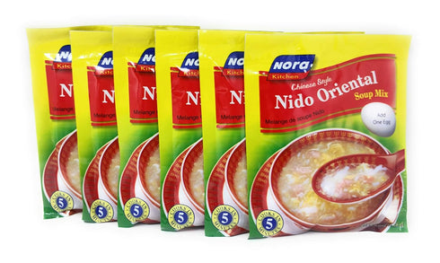 Nora Kitchen Chinese Style Nido Oriental Soup Mix 2.18oz (62g) 6 Pack