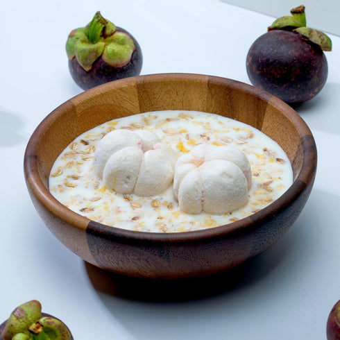 100% 0.53oz (Pack 6) Thappy Fruit Freeze-Dried Mangosteen - No Additives, Oil-Free, No Sugar Added, Pure Mangosteen