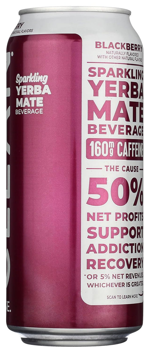 16 Oz Clean Cause, Yerba Mate Blackberry Organic, Fl