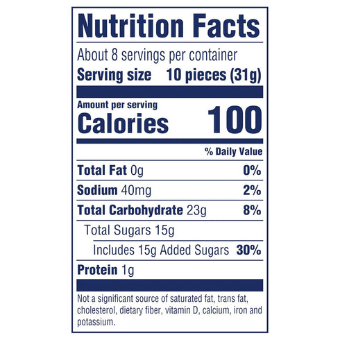 Gummies 9 oz SweeTARTS Fruity Splitz, Candy, Sweet and Tart, Resealable Bag