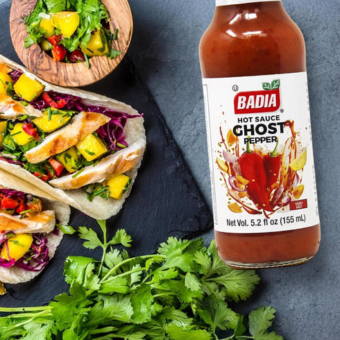 5.2 oz Badia Ghost Pepper Hot Sauce, fl Intense Heat