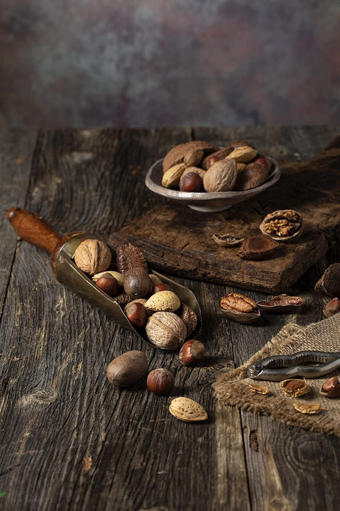 |Packed (6 LBS) NUTS U.S. Mixed Nuts In Shell (Almonds, Walnuts, Hazelnuts, Pecans, Brazil Nuts) | No Added Colors