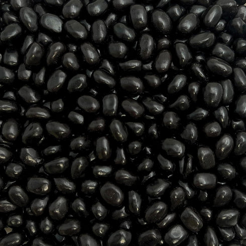 Black Licorice Jelly Beans - 3 Pound Pack - Old Fashioned Candy
