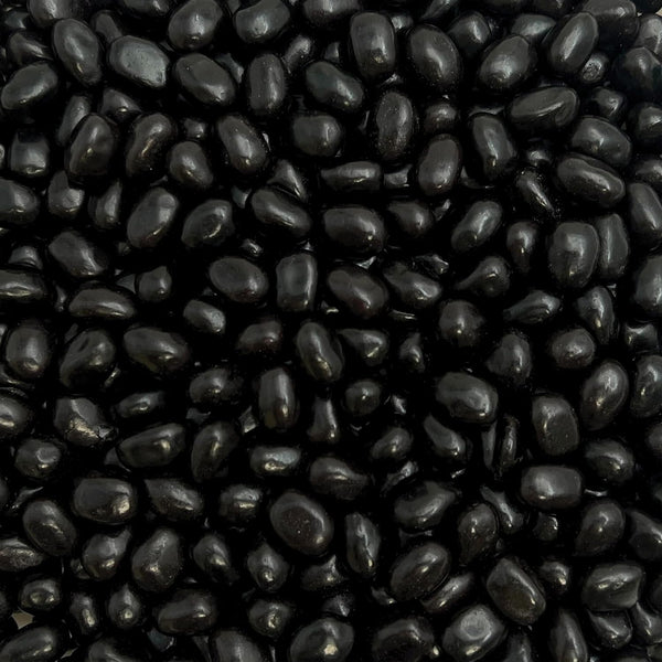Black Licorice Jelly Beans - 3 Pound Pack - Old Fashioned Candy