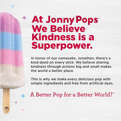 Frozen 8ct JonnyPops Organic Cotton Candy Cloud Pops
