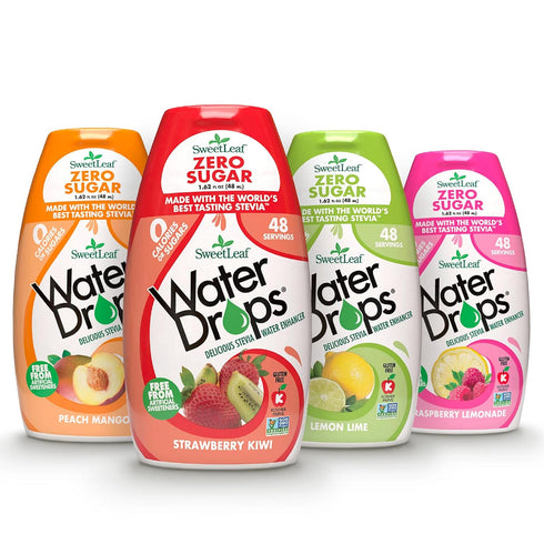 SweetLeaf Water Flavoring Drops - Stevia Water Enhancer, Sugar Free, Zero Calorie