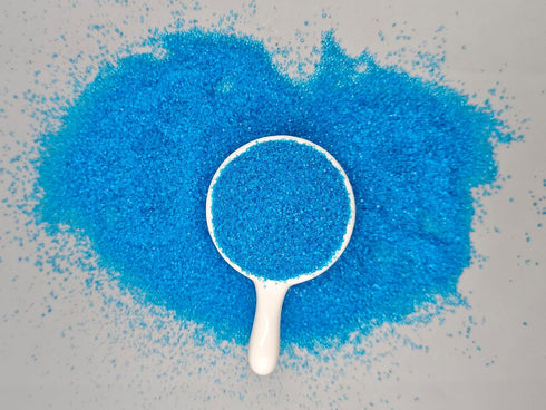 5 Rimming Edible Ounce Coarse Decorative Blue Sanding Sugar Sprinkles for Baking, Sparkling Crystals for Cakes