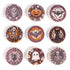 9 Count Halloween Marshmallow Toppers, Perfect Hot Cocoa Toppings or Dessert Decorating Candy, Assorted Festive