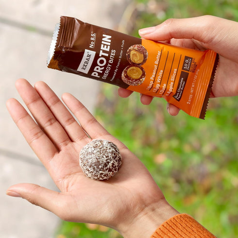 21.1oz (24 RXBAR Protein Energy Bites, Gluten Free Protein Balls, Dark Chocolate Peanut Butter, Box Bites)