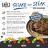 8 oz, Lane's BBQ Shake and Steak Rub, All Natural Steak Seasoning for Grilling, Meat Seasoning for Ribeye, Chicken