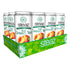 16 oz (Pack 12) Steaz Organic Iced Green Tea, Peach Lightly Sweetened
