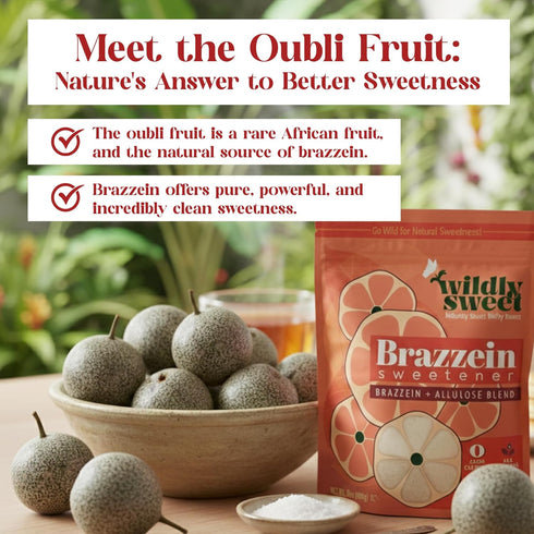(1.25 lb) 1:1 Wildly Sweet Brazzein + Allulose Sweetener | Granulated Sugar Substitute, Clean Taste, Natural |