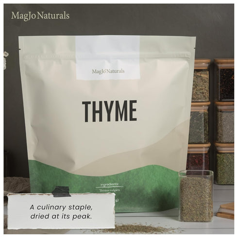 1 MagJo Naturals Thyme Leaf | Loose Leaf | Bulk Pound bag | MagJo Naturals