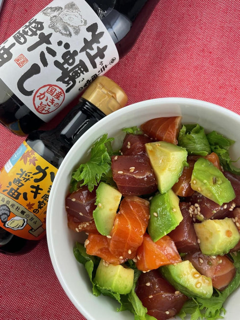 Teraokake Oyster Soy Sauce, 150ml (5.1 Fl Oz), Flavorful Dashi Umami Japanese Shoyu, Made in Japan