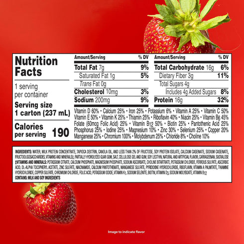 8 oz (4 6 Packs) BOOST Glucose Control Ready to Drink Nutritional Drinks, Creamy Strawberry, fl Carton x