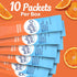 10 2 Crystal Light On The Go Sunrise Classic Orange Drink Mix, ct, pk