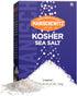 Manischewitz Natural Kosher Salt (4lb Box) | EZ-Pour Spout | 100% Coarse