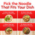 16 Pack 4 Rice Stick Noodles for Pho, Stir Fry, Pad Thai, Chow Fun, Ounce Each