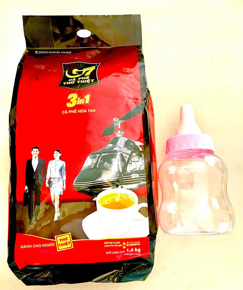 Paradise Beach G7 3-in-1 100 Packets (56.44 oz) Instant Vietnamese Coffee Strong & Bold Roast with Non-Dairy Creamer