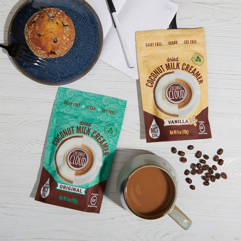 Coconut Cloud: Dairy-Free Coffee Creamer | Minimally Processed, Shelf Stable. Made from Coconut Powdered Milk. | Vegan