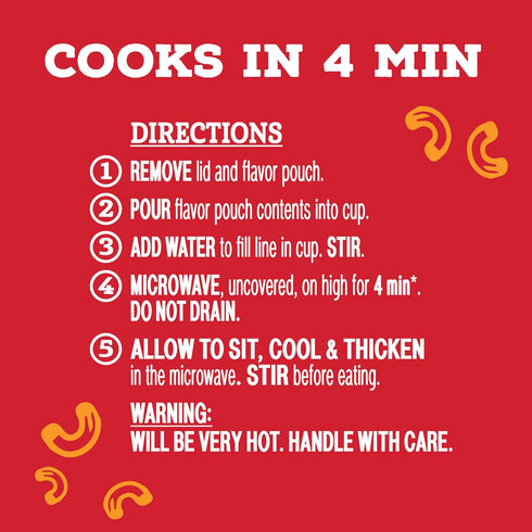 (2 oz 6 Pack) 4 Hamburger Helper Chili Macaroni Microwave Cup - No Artificial Flavors, Ready in Minutes, Quick Meals