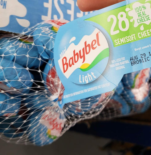 Babybel Light Semi Soft Cheese 28 pcs