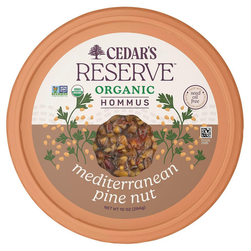 Cedar's Hummus Organic Reserve Mediterranean Pine Nut
