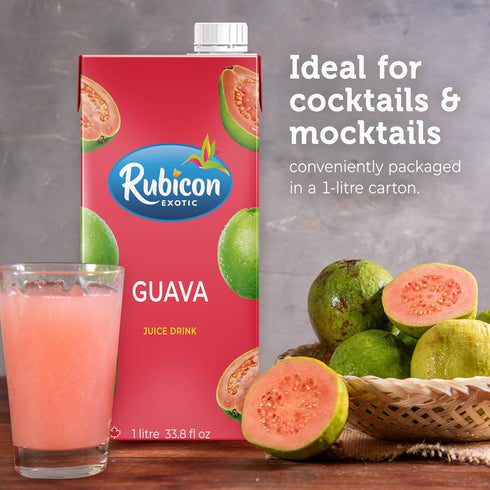 200ml (Pack 4), Rubicon Guava Exotic Juice Drink of Red
