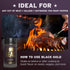 6oz FOR REAL Black Gold Seasoning - Garlicky Black Garlic, Pepper & Black Salt Blend - Umami Flavor Booster for Meat