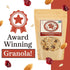 3 Pack Maple Nut Kitchen Almond Cranberry Granola Crunchy, Delicious, Artisan Granola with Gluten Free Oats, Almonds