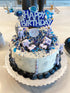 JeVenis Space Birthday Cake Topper, Cupcake & Rocket Decoration, Astronaut Cake Decoration