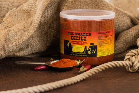 16oz 12 Chugwater Chili | Gourmet Chili Seasoning Mix & Taco Seasoning | Tub | Wyoming State Championship Chili Recipe