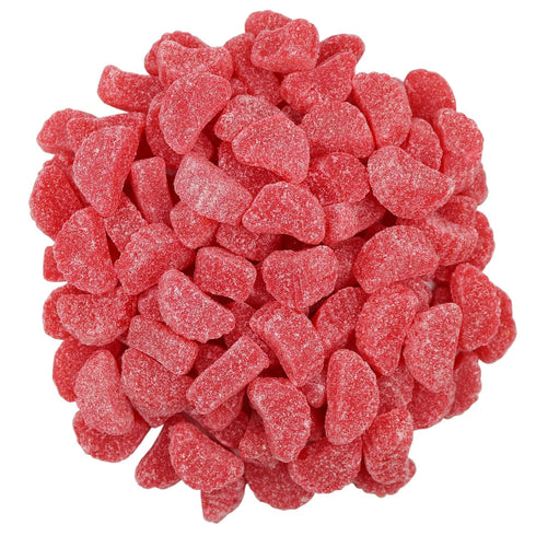 Gummy 2.5 Lbs Cherry Slices Jelly Candy, Soft Chewy Sugar Dusted Fruit Slices Candy in Resealable Bag