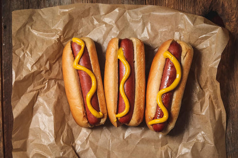 30, (12oz, 1 Pack) True Made Foods Ball Park Hot Dog Yellow Mustard, Keto, Whole Vegan