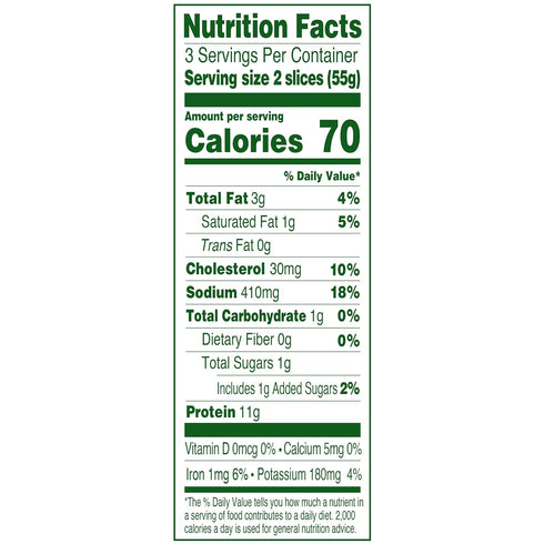 Applegate 6 , Organic Uncured Black Forest Ham, Ounce