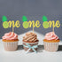 Ercadio 24 Pack Pineapple Cupcake Toppers - Glitter Pineapple 1st Birthday Cupcake Picks for Hawaii Luau Tropical Party
