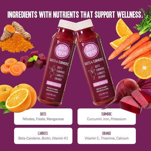 11.8 JUST MADE JUICE Beets & Turmeric Juice, FZ