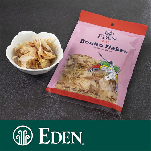 1.05 oz (2-Pack) Eden Japanese Bonito Flakes, Shaved Skipjack Tuna, Katsuobushi , Traditionally Aged and Dried