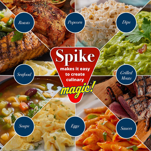 2-Pack 2.25 Oz Spike Garlic Seasoning, Salt-Free Pure Garlic Granules, No Added Flow Agents, Ea
