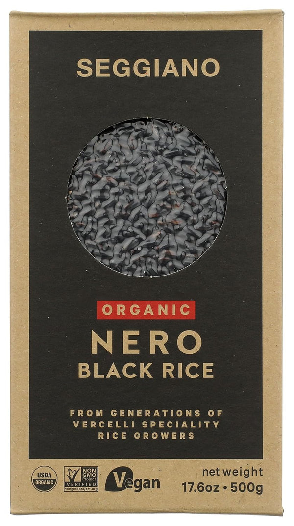 Seggiano , Rice Black Nerone Organic, 18 Ounce