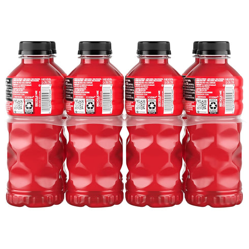 20 Oz 8 Pack Powerade Fruit Punch, Electrolyte Enhanced Sports Drink, Fl Bottles