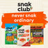 2 oz 12 Pack Snak Club Energizer Trail Mix with Roasted Salted Peanuts, Raisins, Chocolatey Candies, Roasted Almonds