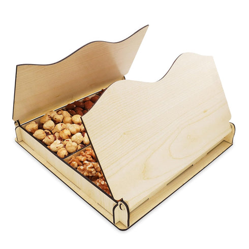 6 Secret Garden`s Dried Fruit and Nuts Gourmet Food Gift Baskets Turns into Basket Healthy Fresh Gift For Thanksgiving
