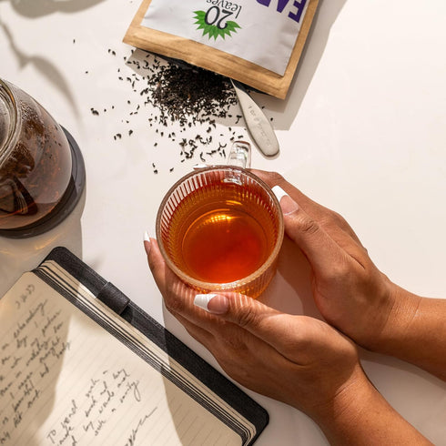 100% 1LB 16OZ 1 Pack Earl Grey Loose Leaf Black Tea - Certified Organic - Pouch - Resealable Kraft Bag