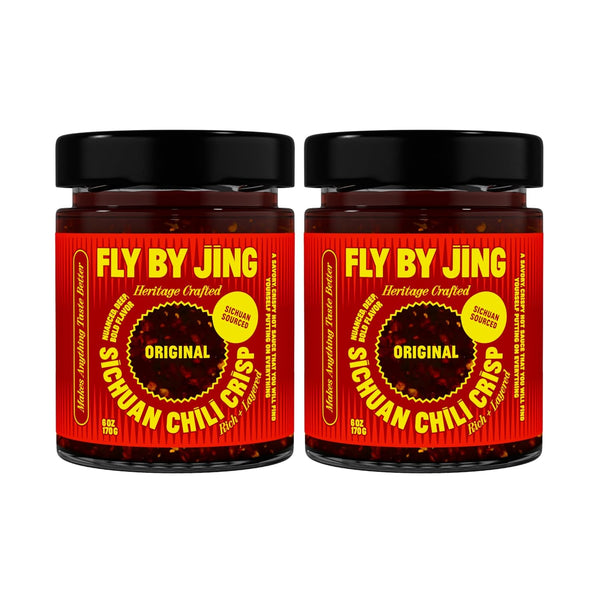 FLYBYJING Original Sichuan Chili Crisp: Premium Chili Oil w/Crunchy Garlic and Shallots