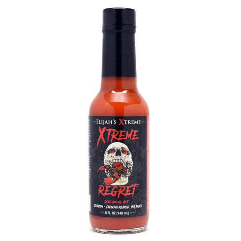 Elijah's Xtreme Regret Hot Sauce - Carolina Reaper and Trinidad Scorpion -