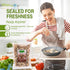 1 LB Mushroom House Dried Shiitake Mushroom Slices - Bulk Bag - All-Natural, Non-GMO, Evenly Sliced, Sealed