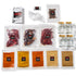 Set, 4 2 The Good Hurt Fuego by Thoughtfully, DIY Hot Sauce Includes Skull Shaped Reusable Glass Jars, Funnels