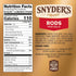12 Oz Snyder's of Hanover, Pretzel Rods, Bag