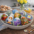Pack 10 70 Thermo Heat Shrink Sleeves - Easter Egg Decorating Kit - Ukrainian Pysanky Supplies - Decorative Egg Wraps